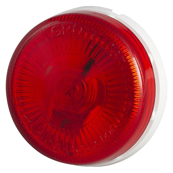 Marker Lamp, Surface, Single Bulb, Red
