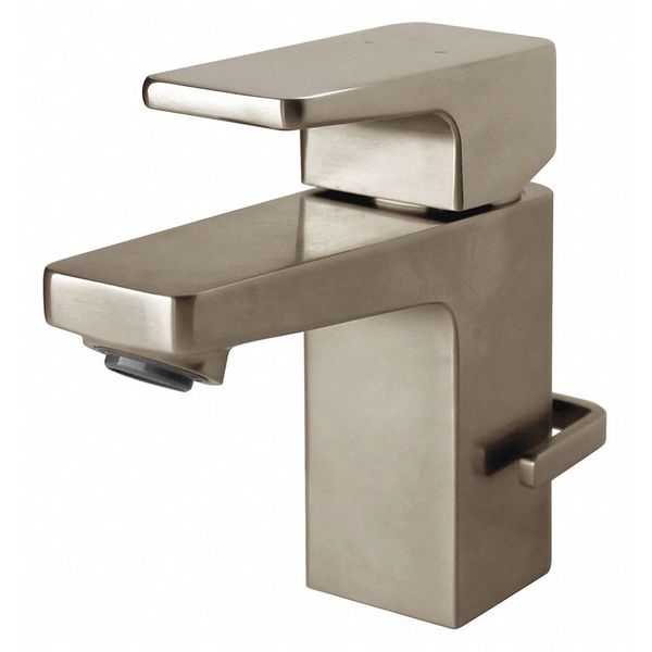 Manual Single Hole Mount, 1 Hole Single Lever Faucet, Brushed Nickel