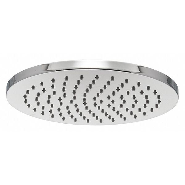 Rain Shower Head, Polished Chrome, Wall