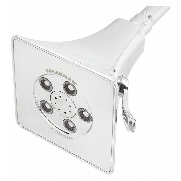 Shower Head, Polished Chrome, Wall