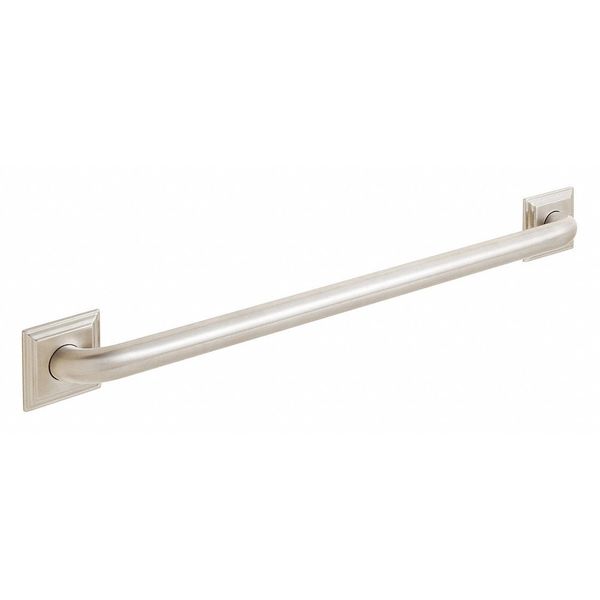 39.2 L, Concealed Wall Mount, Stainless Steel, ADA Grab Bar, Brushed Nickel