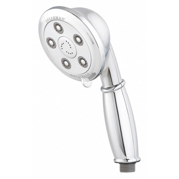 Shower Head, 2.50 gpm, Chrome, 9-15/32