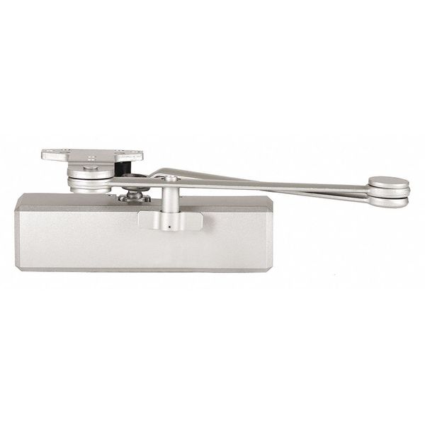 Manual Hydraulic Stanley QDC 300 Door Closer Heavy Duty Interior and Exterior, Silver