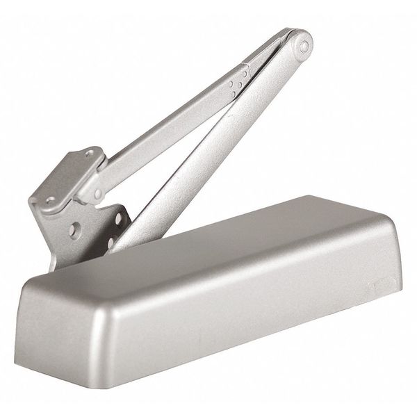 Manual Hydraulic Stanley QDC 100 Door Closer Extra Heavy Duty Interior and Exterior, Silver