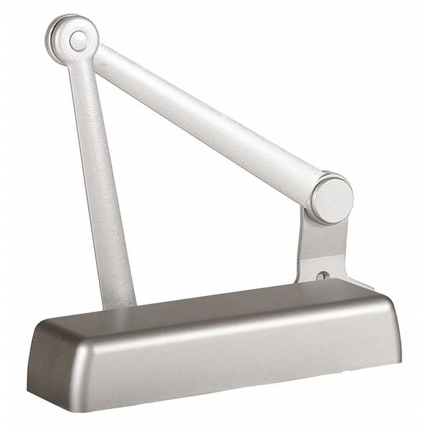 Manual Hydraulic Stanley QDC 100 Door Closer Extra Heavy Duty Interior and Exterior, Silver