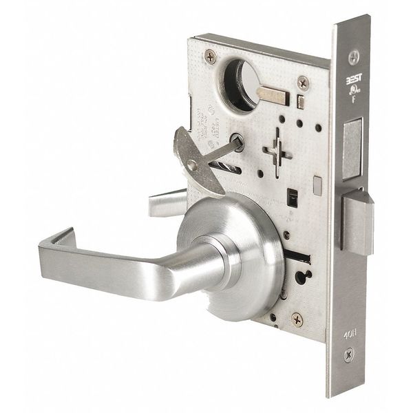 Mortise Lockset, 40H Style, 2-3/4