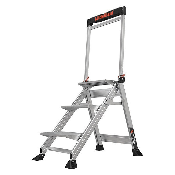 Folding Step, 375 lb. Load Cap., Aluminum