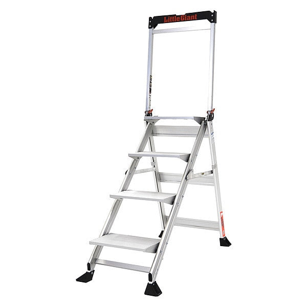 Folding Step, 375 lb. Load Cap., Aluminum