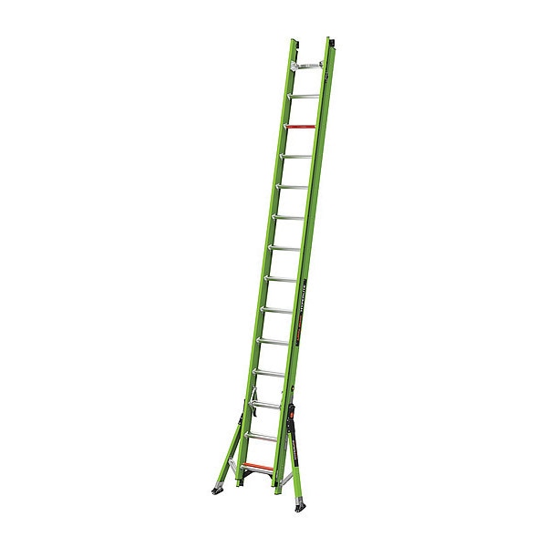Fiberglass Extension Ladder, 375 lb Load Capacity