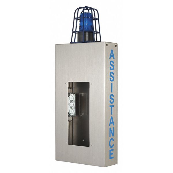 Assistance Phone Tower Box, Wall Mount