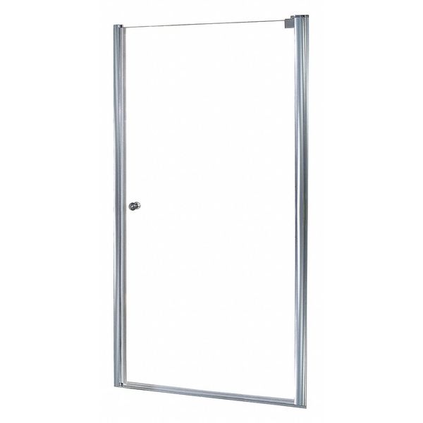 Shower Door, Al, Silver, 34-1/2