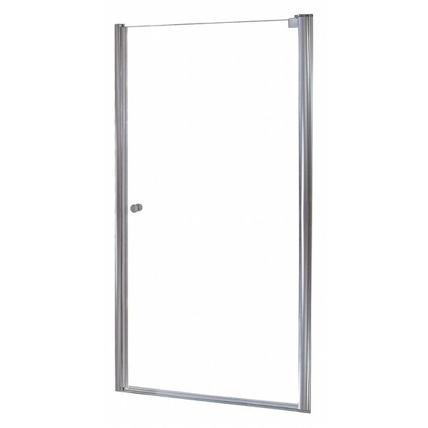 Shower Door, Aluminum, 34-1/2