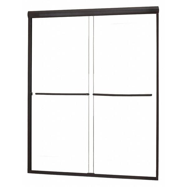 Shower Door, Al, Dark Brown, 57