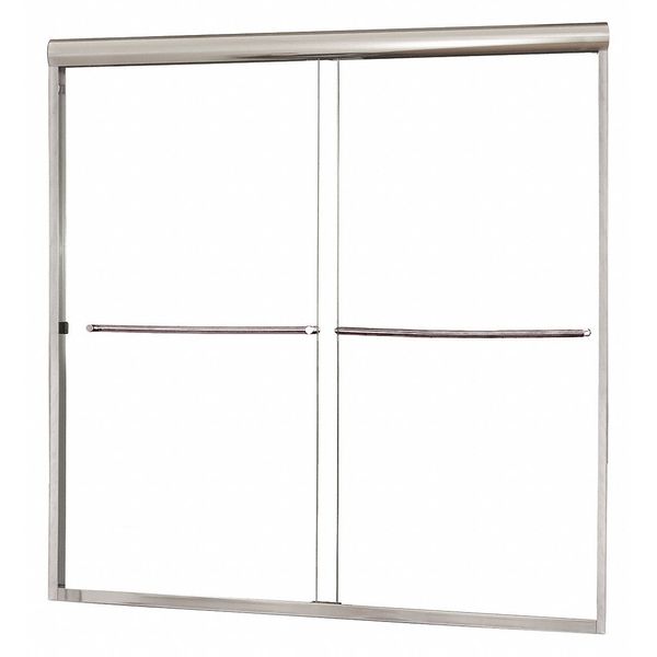 Tub Door, Aluminum, Silver, 60