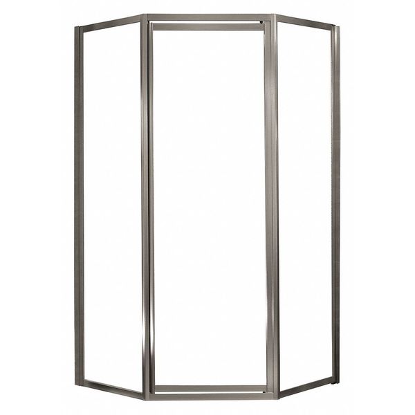 Shower Door, Gray, 16-3/4