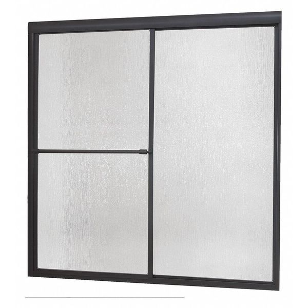 Tub Door, Al, Dark Brown, 60