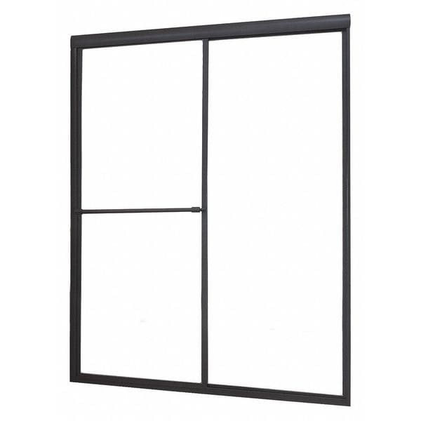 Shower Door, Al, Dark Brown, 48