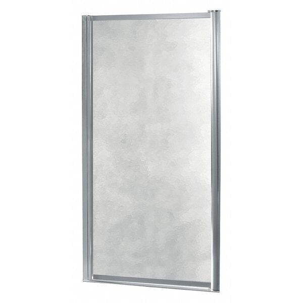 Shower Door, Aluminum, Silver, 35
