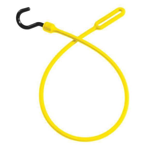 Bungee Cord, Yellow, 30 in. L, 1-1/2 in. W