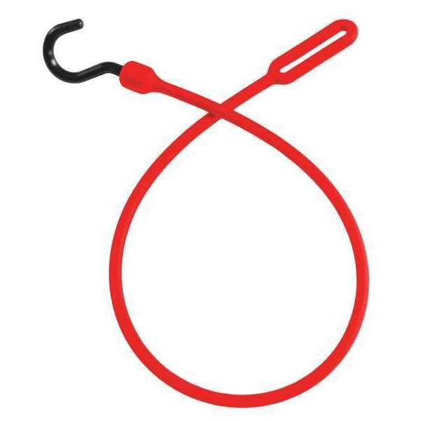 Bungee Cord, Red, 30 in. L, 1-1/2 in. W