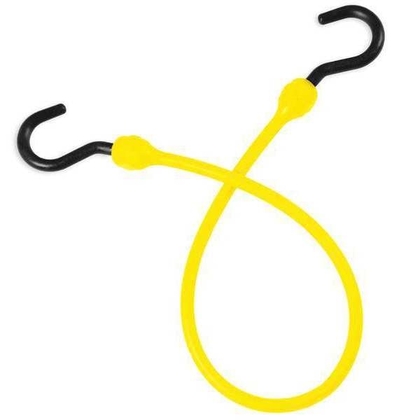 Bungee Cord, Yellow, 24 in. L, 1-1/2 in. W