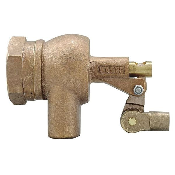 Float Valve, 1-1/2 In, Bronze, Pipe Mount