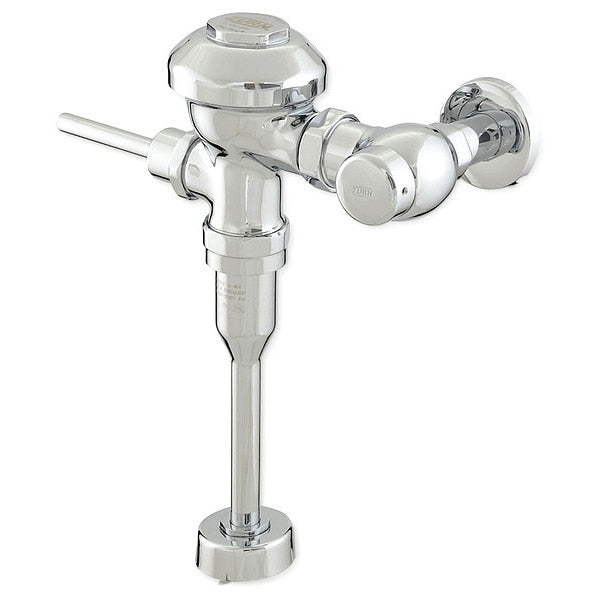 0.125 gpf, Urinal Manual Flush Valve, Polished Chrome, 3/4 in IPS