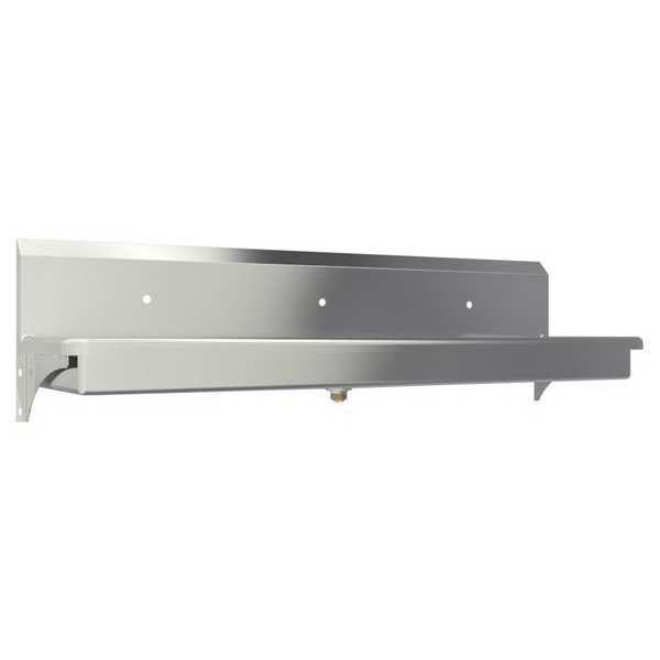 Wall Mount, 3 Hole, Stainless, Wash Station