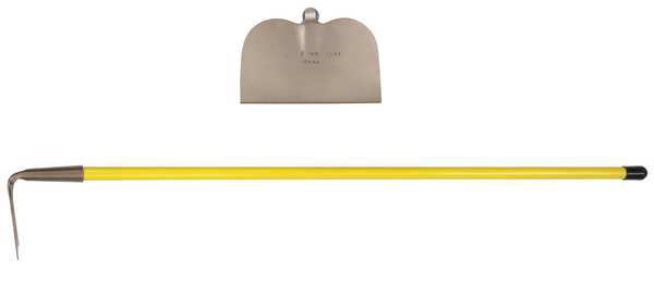 Garden/Mixing Hoe, 8 x 8 In., 55 In. L