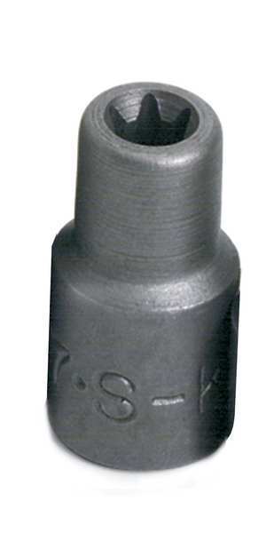 1/4 in Drive, E5 Female Torx(R) SAE Socket, 6 Points