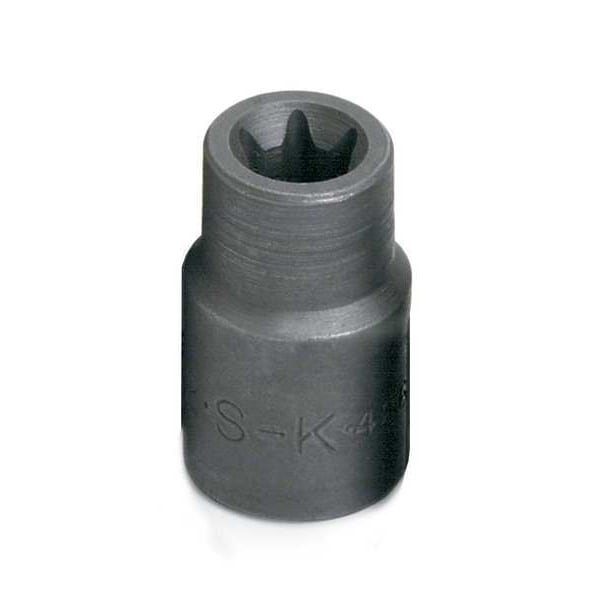 3/8 in Drive, E12 Female Torx(R) SAE Socket, 6 Points