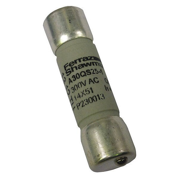 Semiconductor Fuse, Fast Acting, 25 A, A30QS Series, 300V AC, 300V DC, 2
