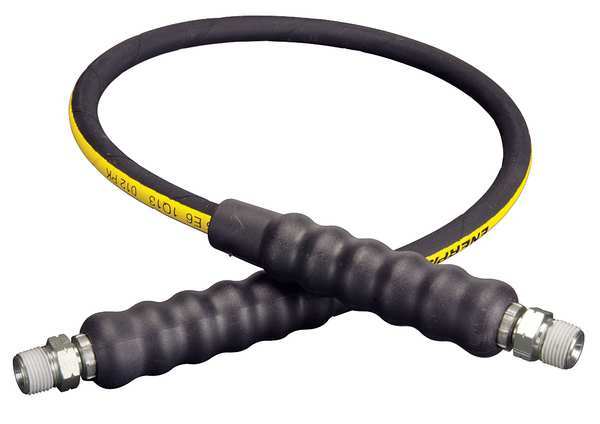 H9203, 3 ft., Heavy-duty Rubber High Pressure Hydraulic Hose, .25 in. Internal Diameter