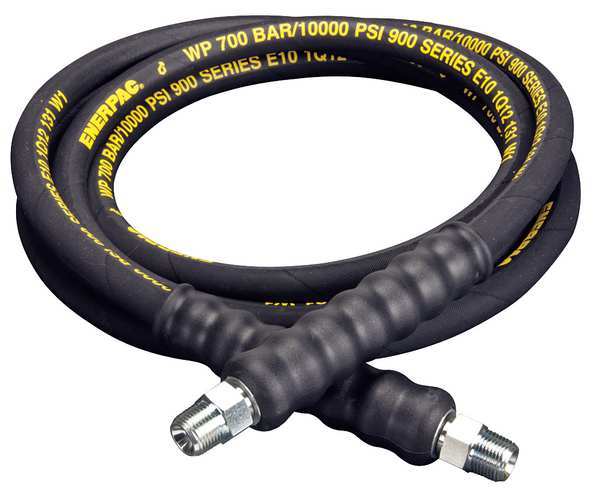 H9310, 10 ft., Heavy-duty Rubber High Pressure Hydraulic Hose, .38 in. Internal Diameter