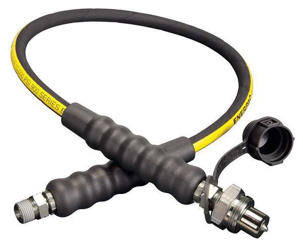 HC9203, 3 ft., Heavy-duty Rubber High Pressure Hydraulic Hose, .25 in. Internal Diameter