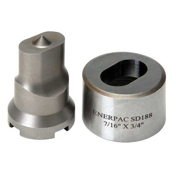 SPD188, Punch Die Set, Oblong Hole Shape