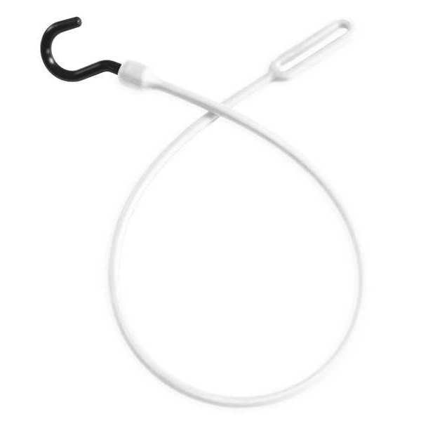 Bungee Cord, White, 30 in. L, 1-1/2 in. W