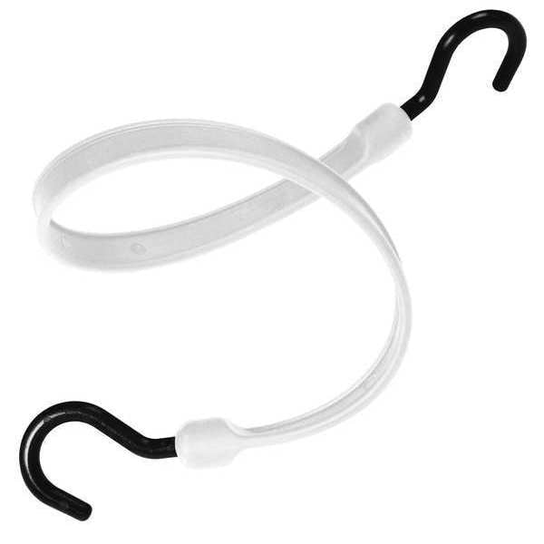 Heavy-Duty Bungee Strap, White, Nylon