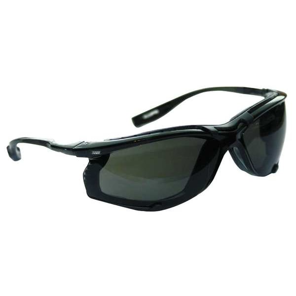 Virtua CCS Safety Glasses, Anti-Fog, Anti-Scratch, Wraparound, Foam Lined, Gray Frame, Gray Lens