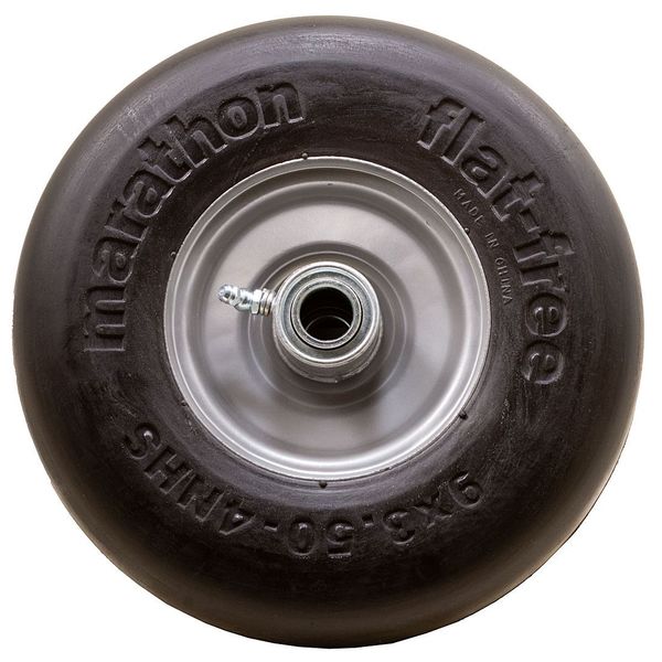 Polyurethane Flat Free Wheel, 300 lb, Gray