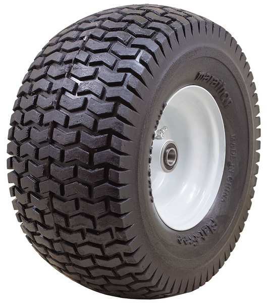 Flat Free Wheel, Polyurethane, 400lb, White