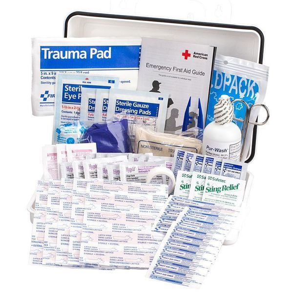 Bulk First Aid Kit, Plastic, 25 Person