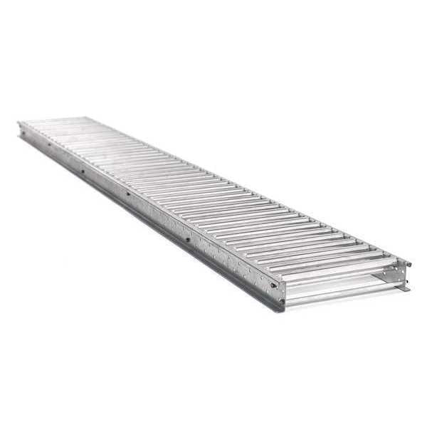 Flow Rack Conveyor, Roller Type, 5 ft 9 in L, 6 in W, 50 lb/ft Max Load Capacity