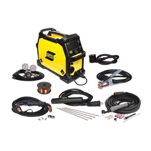 Multiprocess Welder, ESAB Rebel, Phase 1 , 120, 230V , DC TIG, Flux-Cored, MIG, Stick