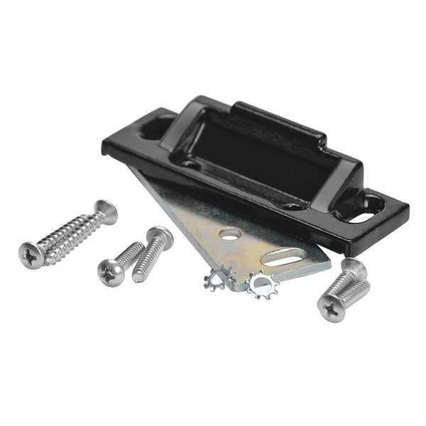 Deadbolt, Satin Chrome, Black