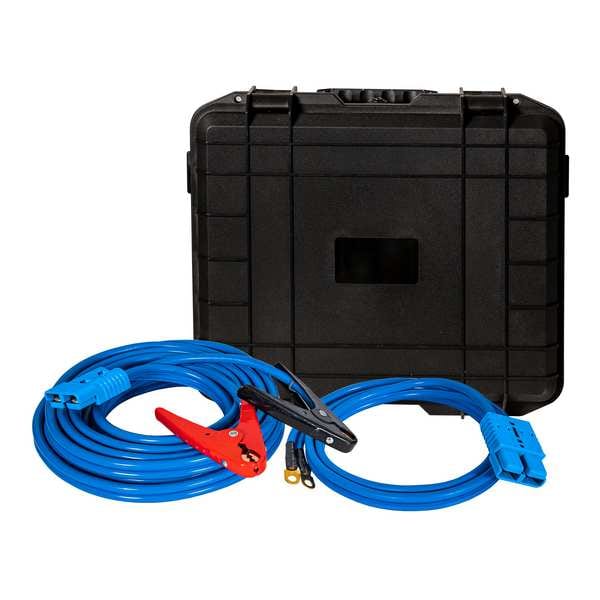 Booster Cable, 28ft. L, Blue, 600 Max. Amps