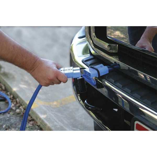 Booster Cable, 28ft. L, Blue, 600 Max. Amps