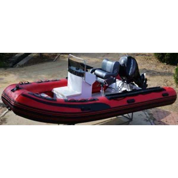 Rescue Boat, 186in. L X 86in. W, Red/White