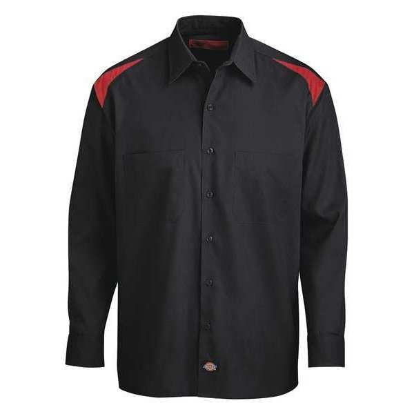 Long Sleeve Shirt, Black English Red, 2XL