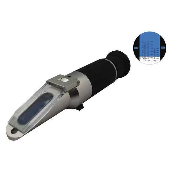 Analog Refractometer, Hand Held, 7-1/2inL